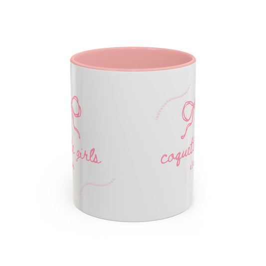 Coquette Girls Club Coffee Mug- Pink